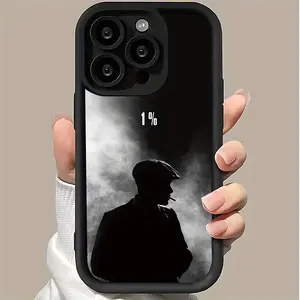 Peaky Blinders Pattern Trendy Hot Selling Male and Female Matte Texture Sky Eye Stair Groove Mobile Phone Case Comfortable Grip for iPhone 16/ 16PRO/ 16PLUS/ 16PROMAX/ 15/ 15PLUS/ 15PRO/ 15PROMAX/ 14/ 14PLUS/ 14PRO/ 14PROMAX/ 13/ 13mini/ 13PRO/ 13PROMAX