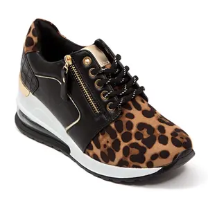 Black Leopard Sneakers