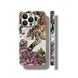 Tiger Stripe Phone Case, Durable Tiger Design, Anti-Drop Dual Layer Protection, Fits iPhone 11 12 13 14 15 16 17 Pro Max Air