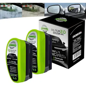 Upgrade 2.0 Oil Film Cleaning Brush Kit - Upgraded Windshield Cleaner, Streak-Free Glass Care for Cars & Trucks, Oil Film Cleaning Brush, Glass Cleaning Tool,car essentials