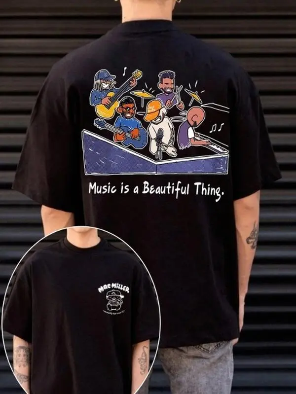 MM Music Is Beautiful Thing Graphic Shirt