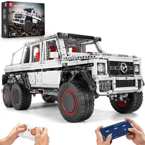 Mould King 13061 G700 Pickup Offroad Building Sets Model, MOC Building Kits to Build with Motor/APP Remote Control, Gift for Adult/Teens Age 14+ Collections Enthusiasts(3825 Pieces)