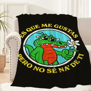 Singer A-Alvaro Diaz Sayonara Cool Blanket  Soft Funny Throw Blanket Cozy Lightweight Plush Portable Cover Blanket For Sofa,Warm Gift For Birthday,Christmas,Multiple Blanket