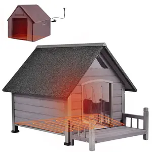 Aivituvin-AIR80/81-IN-HP Large Heated Dog House with Heating Pad | Insulation Liner