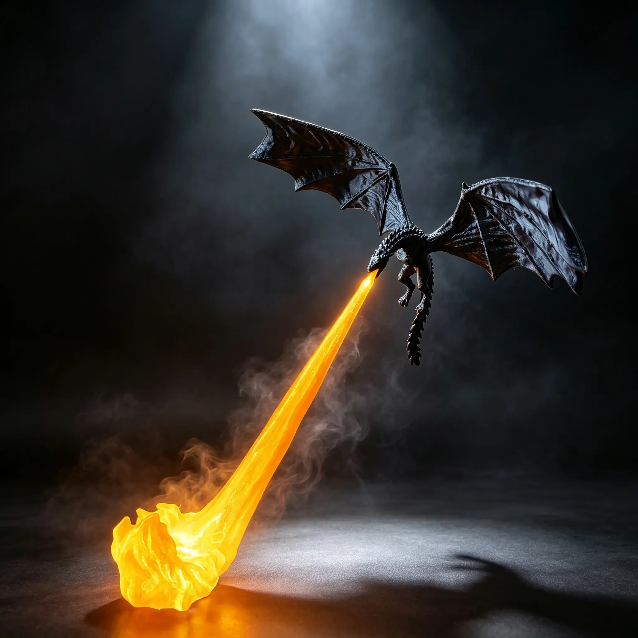 Dragon Flame Book Nook | 3D Printed Mystical Dragon Bookshelf Decor | LED Light Bookend for Book Lovers | Fantasy Desk Decor Gift