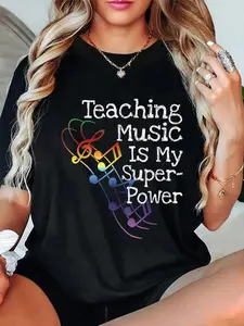 100% Cotton Music Teachers & Tees Music Teacher T Shirt Gift T-Shirt Sweatshirt, Hoodie, Comfort Colors