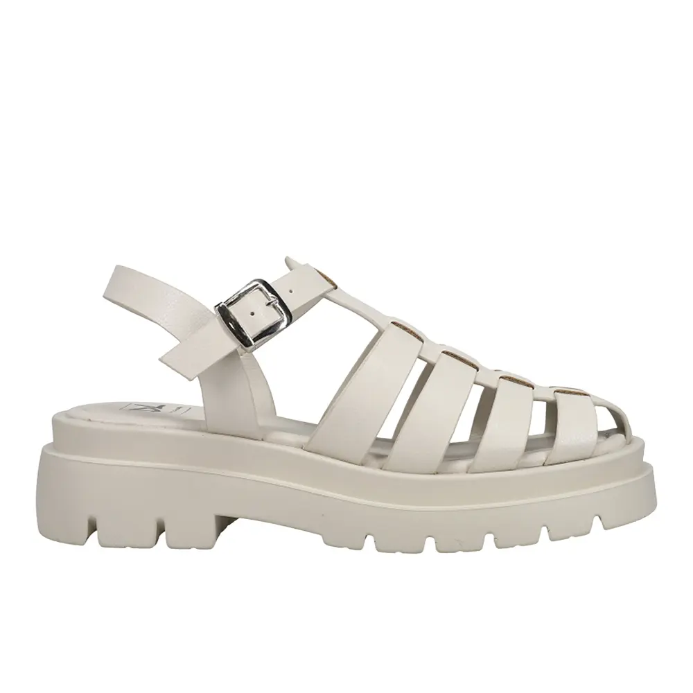 Dirty Laundry Womens Kingman Gladiator Casual Sandals Casual Low Heel 1-2" - White