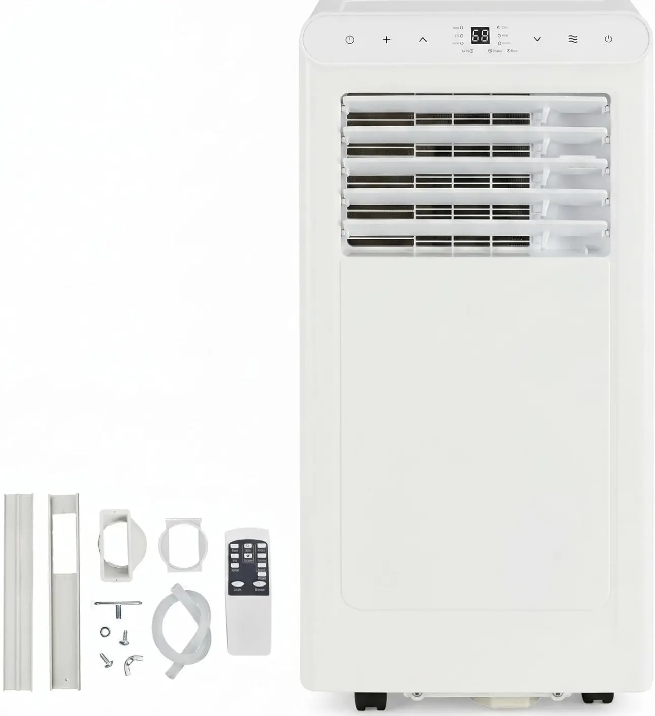 8000 BTU Portable Air Conditioner 3-in-1 Air Cooler w/Dehumidifier & Fan Mode