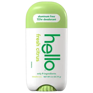 hello fresh citrus aluminum free deodorant with shea butter