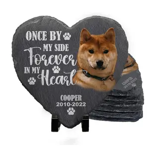 Slate Coasters with Personalized Pet Designs – Stylish Pet Lover's Accessories Tableware Coffee