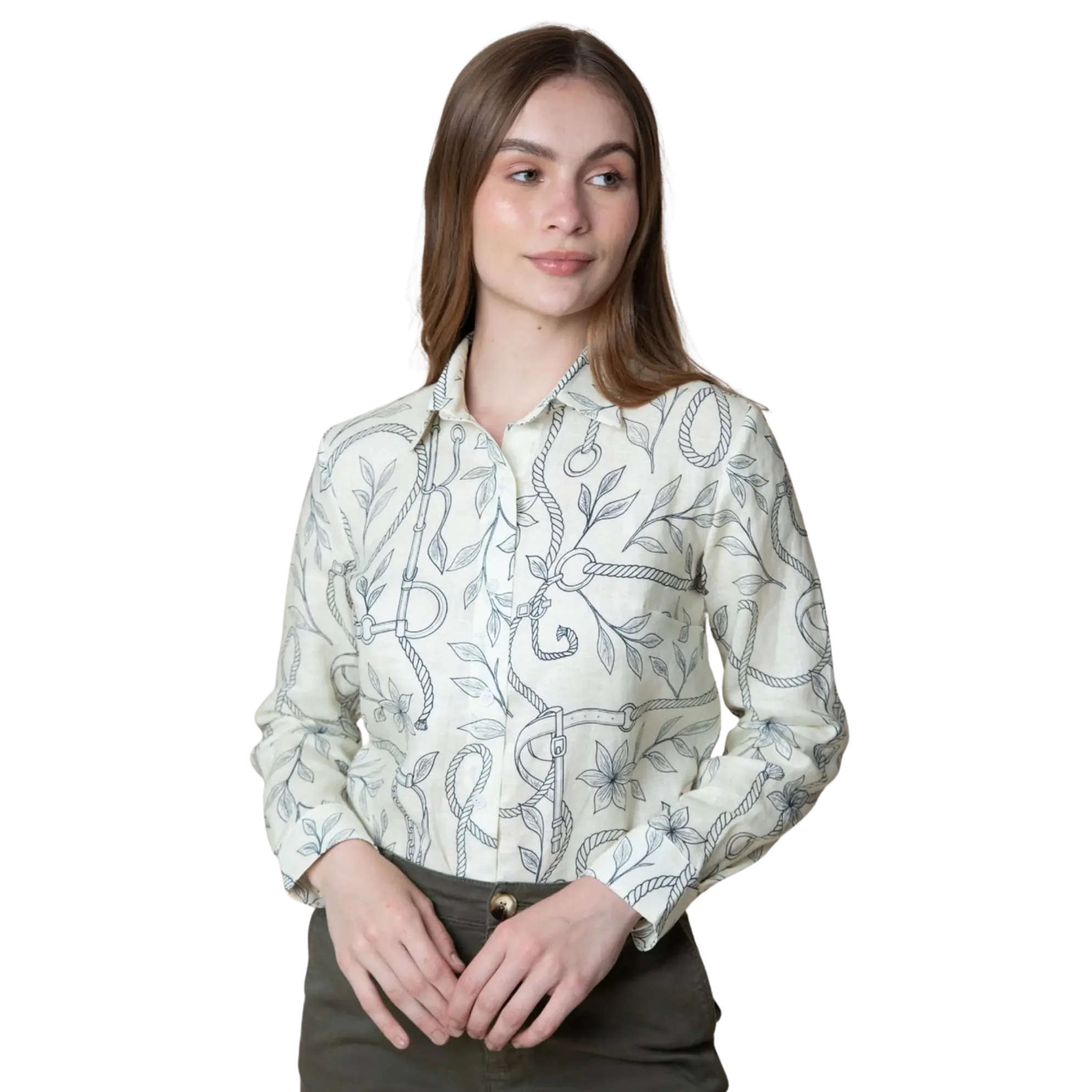 Basic Linen Regatta Shirt