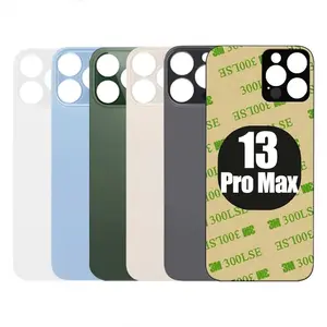 1PC Unibody OEM Rear Back Cover Replacement Glass for iPhone 13 Pro Max Battery Cover Glass Door Panel Housing Big Hole Replacement Part