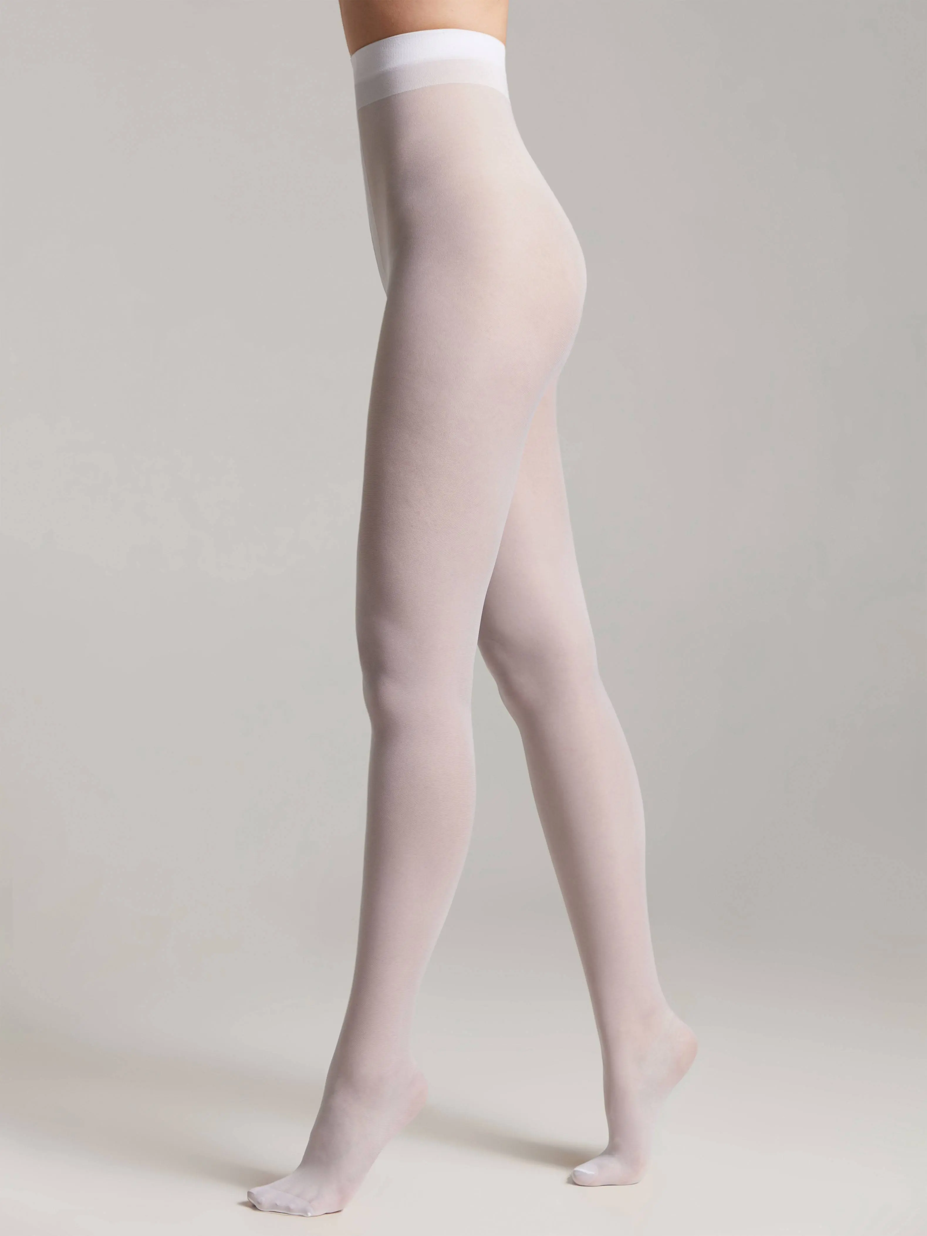 Conte Elegant Lady's Tango 40 Den Tights - Aesthetic, Smooth, Elastic Everyday Women's Sheer Pantyhose with Satin Finish, T-Top, Flat Seams, Elegance, Cotton, Fit, Buttery Soft Support Seamless Tights