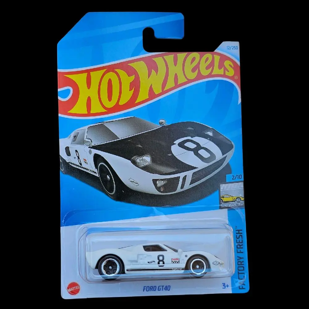 Hot Wheels Ford GT40 12/250 - White - 2024 Mainline A