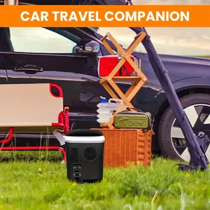 Designed for Camping And Commuting! Hot And Cold Dual-Mode One-Touch Switching, Car And RV Additions The Lowest Cooling 7 to Lock The Fresh, The Highest Heating 65 to Warm Food. Energy Saving And Low Noise, Anti-Vibration And Anti-Shaking Design