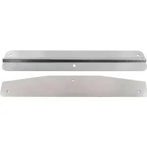 Universal Mud Flap Weights - 24" x 4" Chrome, 3-Stud Fit - Pair