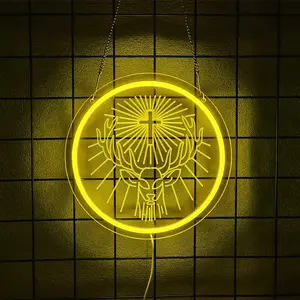 Deer Head  Light Neon Signs for Wall Decor Neon Lights for Bedroom  Signs Suitable for Man Cave Bar Pub Christmas Birthday Party Gift