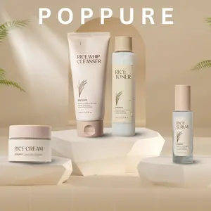 POP PURE Rice Series – Skincare Set | 4-Step Complete Treatment