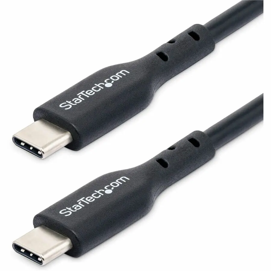 StarTech 3m USB 2.0 Type-C Laptop Charger Cord and Data Transfer Cable M/M Black