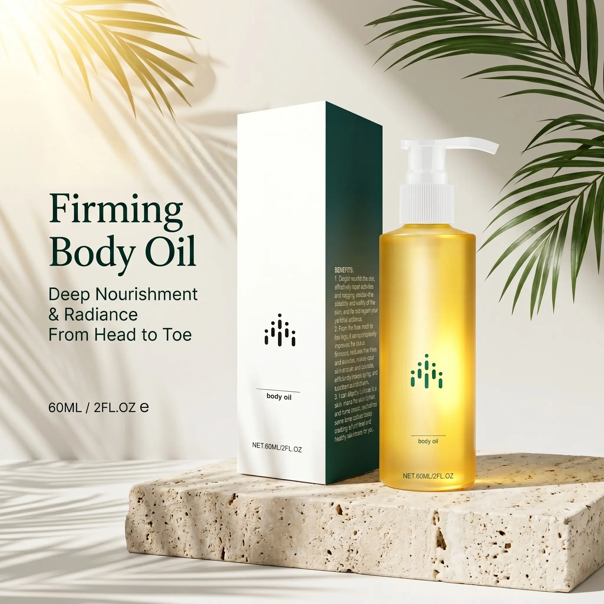 Skin Firming Body Oil | Anti-Aging & Lifting Moisturizer for Sagging Skin (2FL.OZ) Deeply Nourishing Body Oil for Wrinkles and Sagging Skin Collagen Lifting Body Oil - Hydrating & Rejuvenating Daily Body Moisturizer