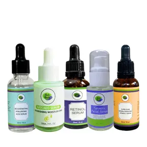 Khichi Beauty 5 Piece Facial Serum Set, Moisturizing, Anti-Wrinkle