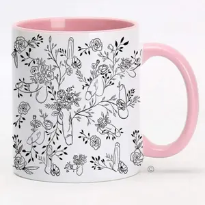 Floral Willy Pattern Coffee Mug, Sassy Coffee Mug, NSFW Ceramic Mug, Funny Mug for Friends Roommate, Sarcastic Gift for Husband Friend Dad Mom Wife, Best Gift for Boyfriend Girlfriend