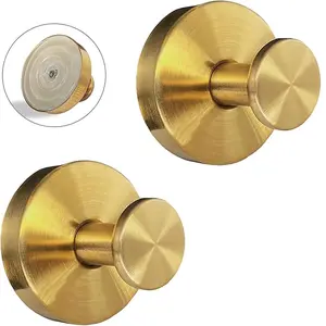 2/4-Pack Suction Cup Hooks, Home Organiser & Bathroom Accessories, Water-Resistant Holder for Shower/Kitchen (Holds Up to 11 lbs) – Hangs Loofah, Towel, Coat on Glass, Tile, Wood Doors, Mirror (Home Gift Idea)