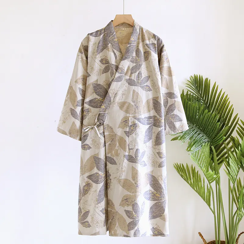 Cotton Robes for Women Lightweight Kimono Bath Robe Floral Loungewear