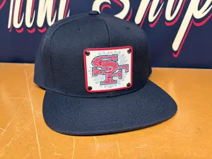 Custom Cal. 49ers Plaque Hat - OSPS 49ers Plaque Style