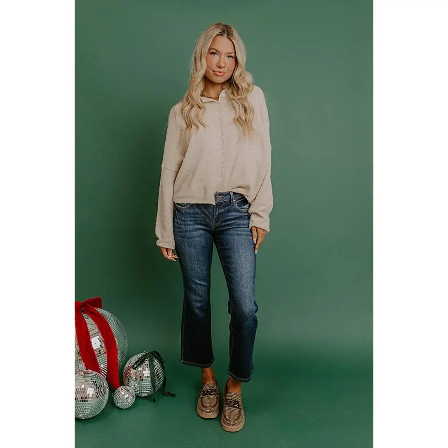 RISEN Tallulah Low-Rise Crop Flare