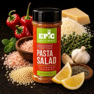 Epic Eats & Treats Perfect Pasta Salad Blend - Gluten Free Vegan Zero Calories Low Sodium Al Dente Pasta Crisp Vegetables Herbs Spices - Carb