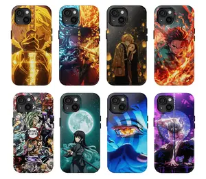 Zenitsu x Nezuko Phone Case for Demon Slayer Phone fans Compatible with iPhone 11, 12, 13, 14, 15, 16, 17 & Samsung Galaxy S22, S23, S24 & 25 series