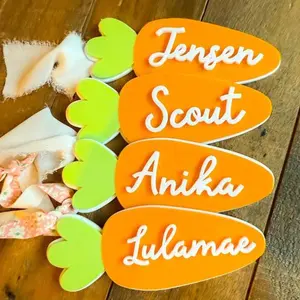 The Disco Edit Customized Easter Basket Name Tags/Ornaments for Spring Handmade