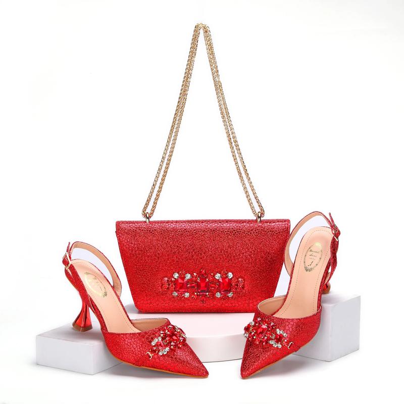 High Quality Style Ladies Shoes And Bags Set HMA1-4