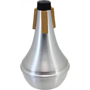 Trumpet Mute, Lightweight Aluminum Straight Mute for Jazz, 3.5"x6" Trumpet Muffler Silencer, Excellent For Stage Performance & Practice