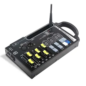 METYONLASER DMX512 Lighting Console - 54-Channel DMX Controller for DJ Lights, Portable, Full Control, Onsite Use, Compatible with 2.4G Wireless DMX Receivers
