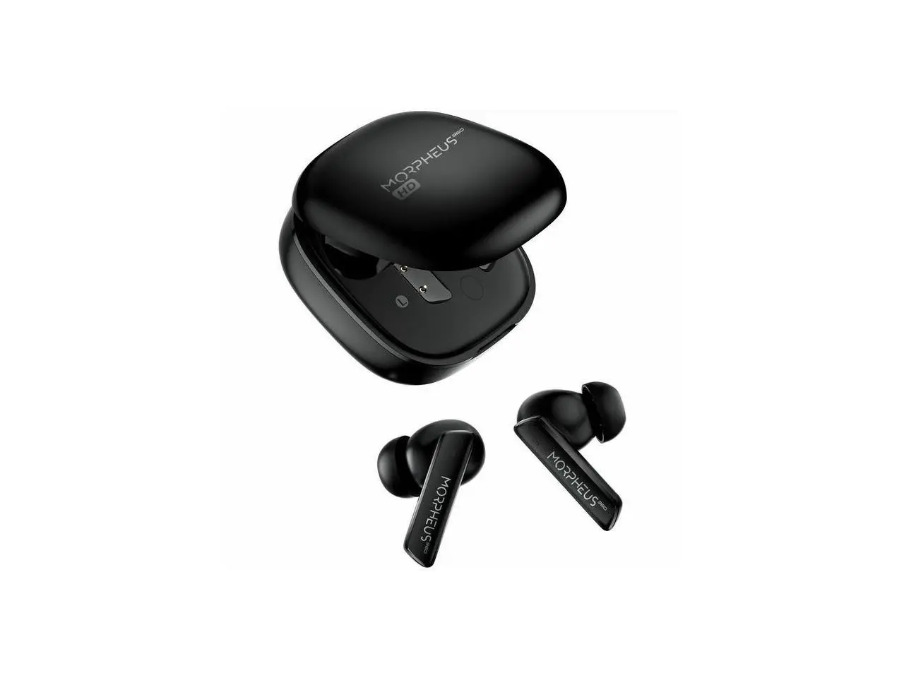 Morpheus 360 Pulse ANC Hybrid Wireless in ear Headphones - Hybrid Noise Cancelling Bluetooth Earbuds - 6 Microphones - 40H Playtime - 10mm Graphene Drivers - Magnetic Charging Case - TW7850HD
