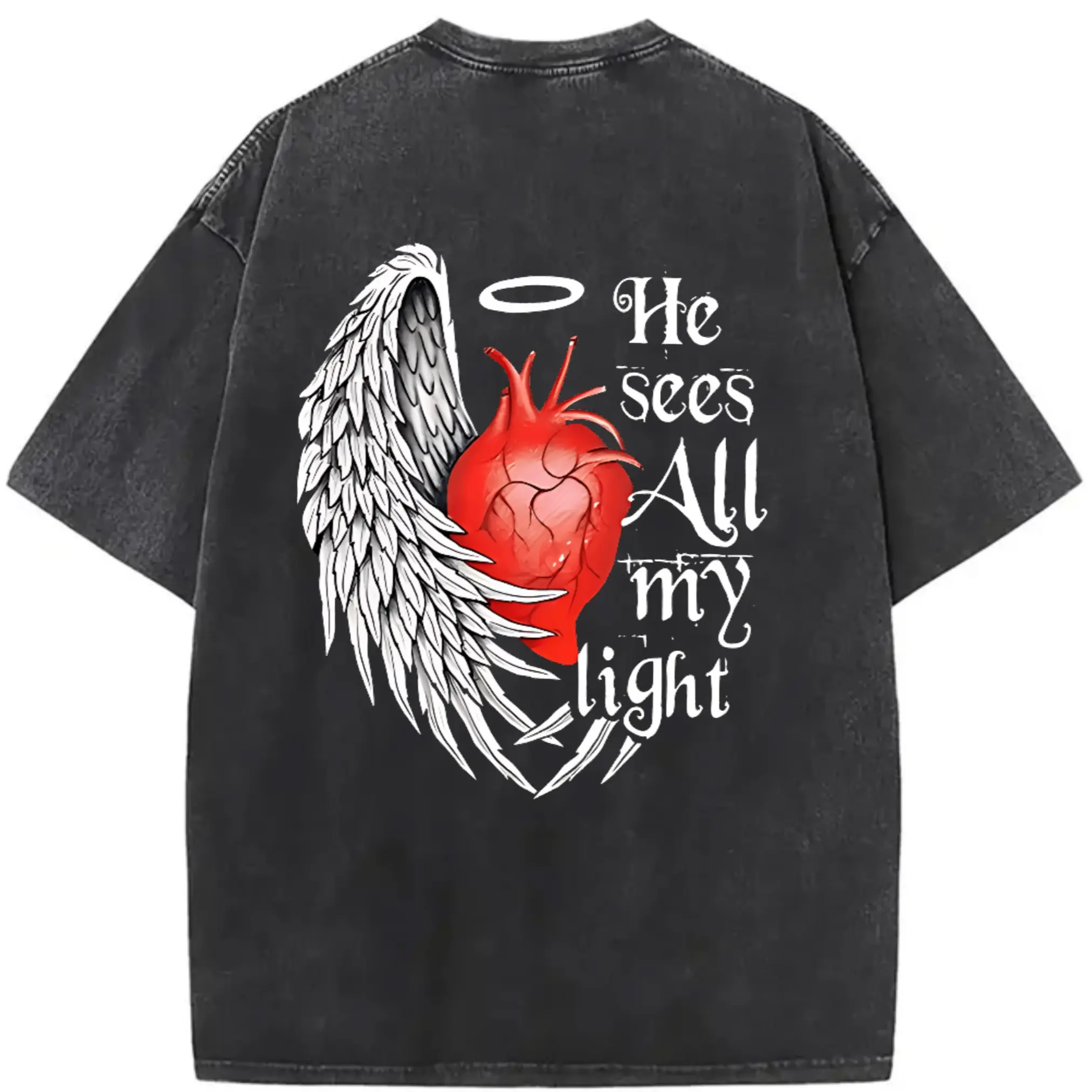 Women's Washed Tee Black