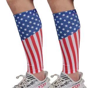 Sports Compression Calf Cover Running Footless Compression Socks Cycling Calf Compression Sleeves Outdoor Sunscreen Leg Sleeves