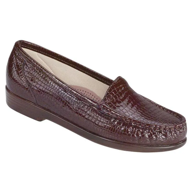 SAS Women's Simplify Loafer BROWN CROC
