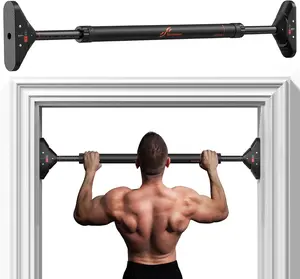 Pull Up Bar Doorway Chin Up Bar No Screws Door Frame Chin Up Push Up Sit Up Bar Adjustable 75-94cm (29.5''-37'') Up to 200kg Capacity Workout Bar