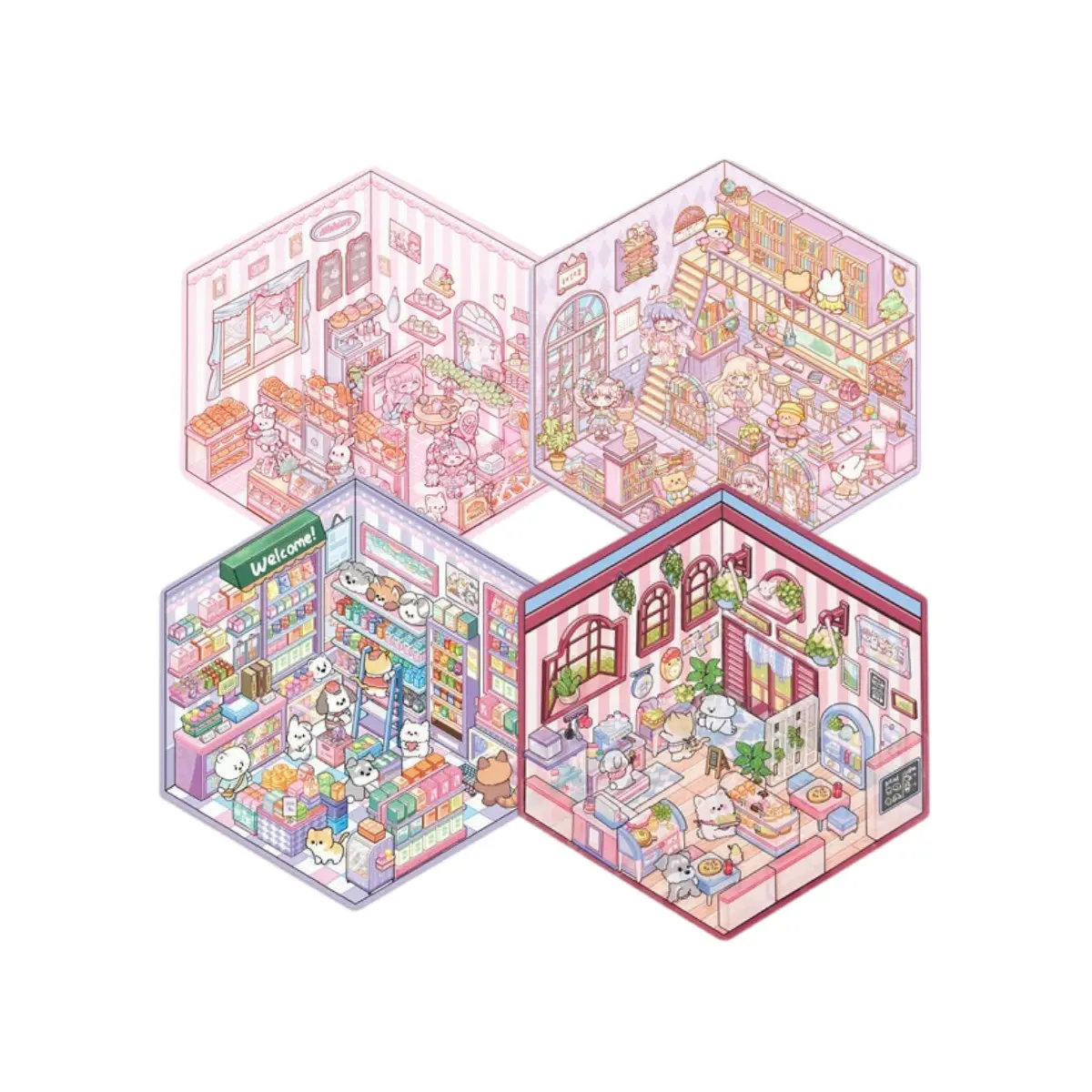 DIY Kit 1 (4 Sets of Stickers)