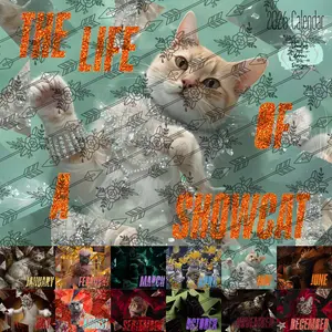 The Life of a Showcat Wall Calendar | 2026 Wall Calendar | TLOAS Calendar | Cat Calendar