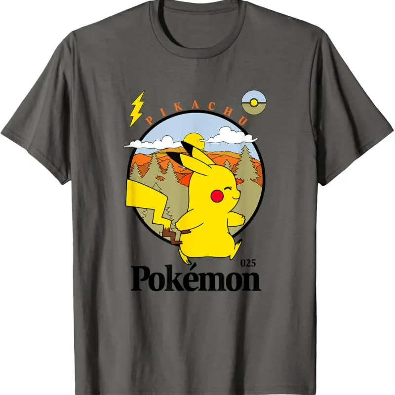 Po.ke.mon Pikachu Outdoor Adventures Vintage T-Shirt Po.ke.mon Shirt Gift For Anime Fan