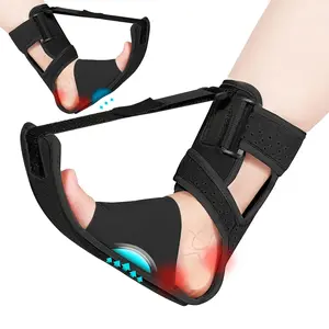 Upgraded Foot Drop Corrector Night Splint — Plantar Fasciitis & Drop Foot Brace with Adjustable Straps, Arch Support Pad, Full Wrap Ankle Foot Orthosis (AFO), Foot Stabilizer for Men & Women, Medical Grade