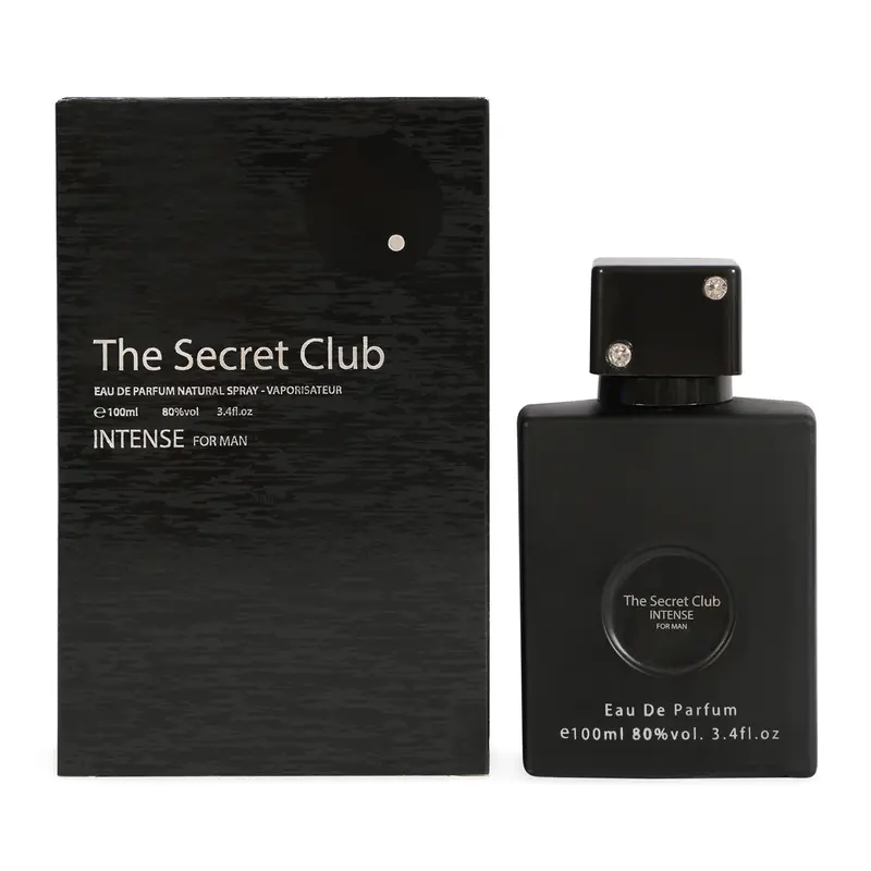 The Secret Club Intense for Man Eau De Parfum 100ml  Perfume for Men-3.4 fl oz Natural Spray