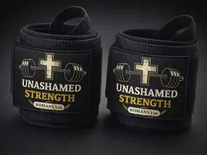 Unashamed Strength Wrist Wraps for Lifters - Firm Support for Heavy Lifts, Stabilize Wrist, Focus on Strength and Form