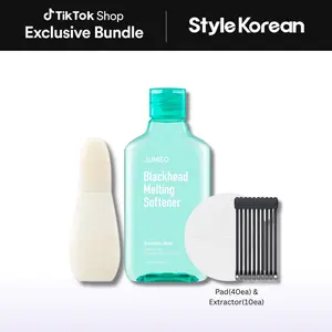 [Jumiso] Blackhead Remover Set - 2-in-1 Blackhead Remover Tool,  Blackhead Melting Softner (Toner+Cotton Pad+Extraction)