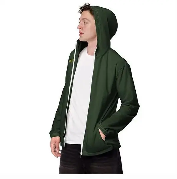 Villahiker - Green Forest Villa Lightweight Outdoor Waterproof Hiking Windbreaker Jacket - Unisex
