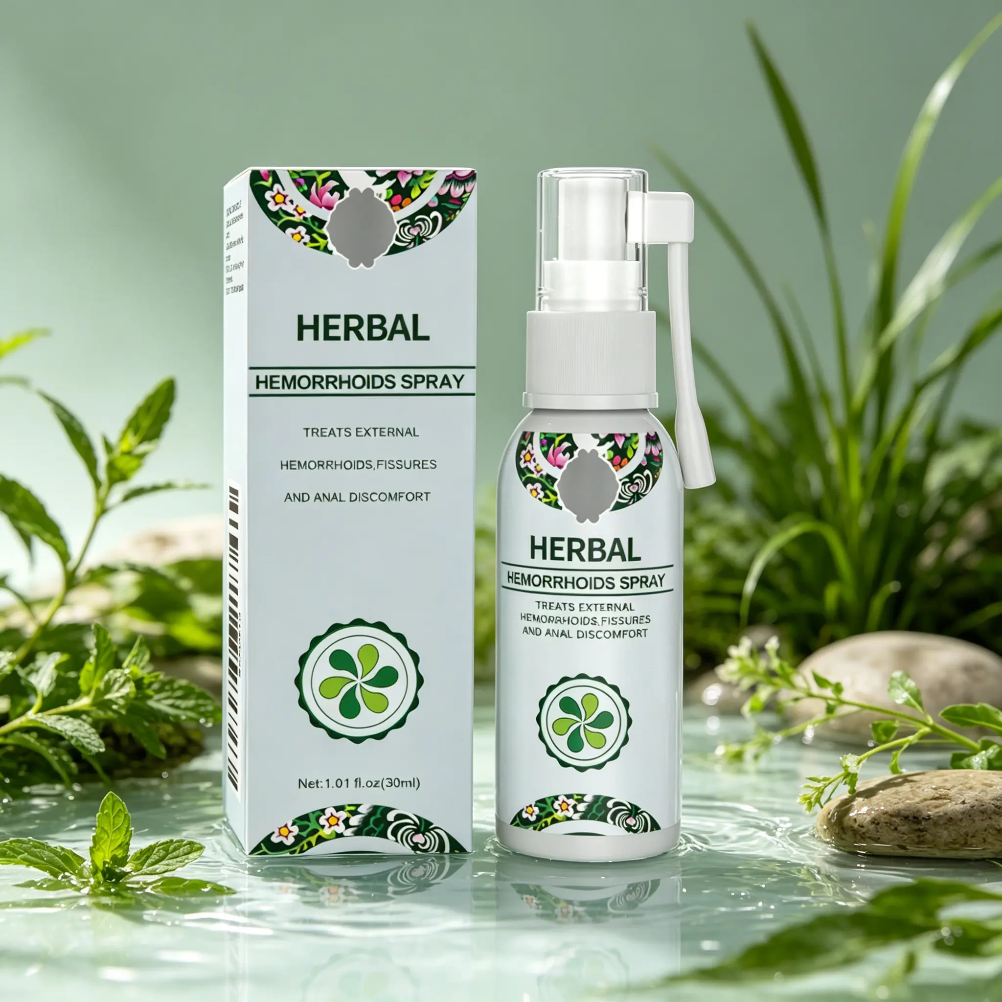 Hemorrhoid Relief Spray 30ml – Herbal Formula for External Hemorrhoids & Anal Fissures – Soothes Pain, Itching & Burning – Natural Spray for Fast Relief – Gentle Anal Discomfort Care